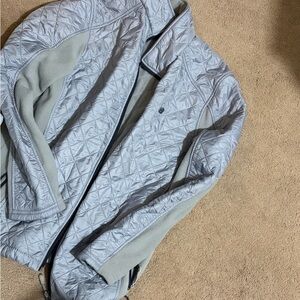 New Balance Men's Light Gray Quilted Jacket